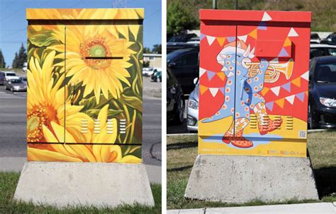 art on electric boxes in el paso tx|why stop painting electrical boxes.